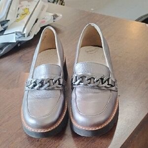 Gabor Women's Metallic Silver Loafers